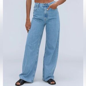 Everlane The OG Baggy High-Rise Jeans - Moraine Wash Organic Cotton Women’s 30 R